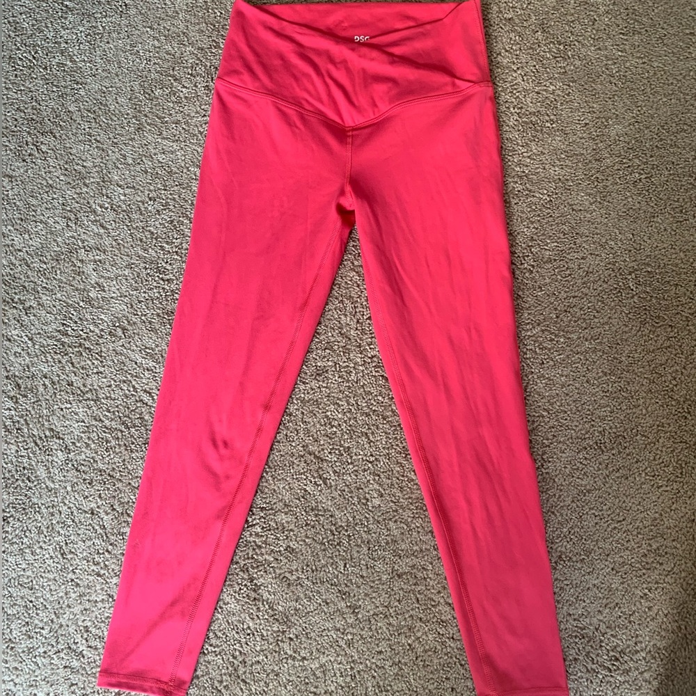 DSG leggings, pink, size small